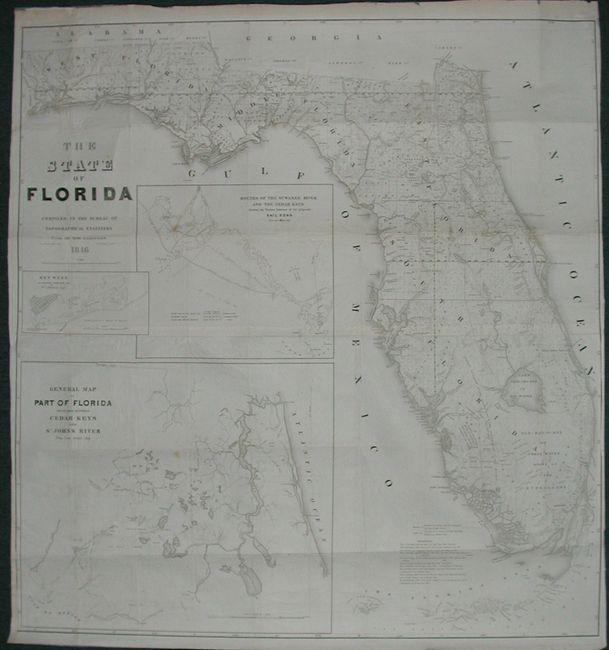 The State of Florida Compiled in the Bureau of Topographical Engineers From the best authorities