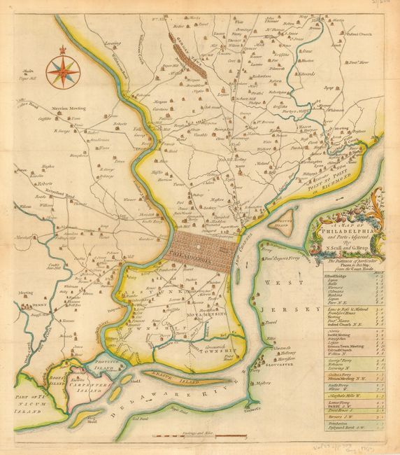 A Map of Philadelphia and Parts Adjacent