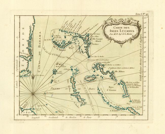 Carte des Isles Lucayes