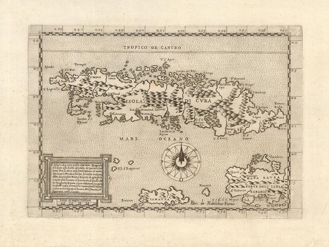 l'Isola Cuba e piu settentrional della Spagnola