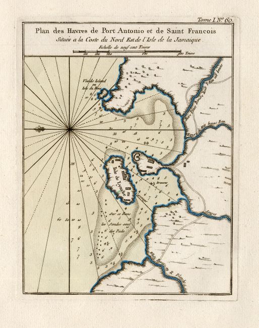 Plan des Havres de Port Antonio et de Saint Francois