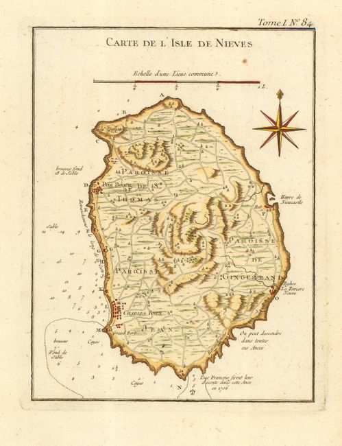 Carte de L'Isle de Nieves