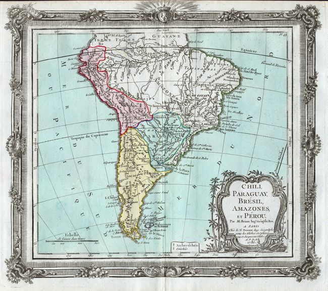 Chili, Paraguay, Bresil, Amazones, et Perou