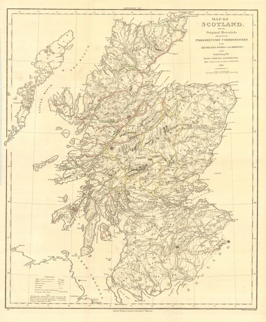 Map of Scotland, From Original Materials Obtained by the Parliamentary Commissioners For Highland Roads and Bridges