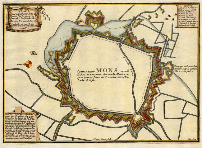 Mons, Ville Capitale du Hainaut, aux Francois
