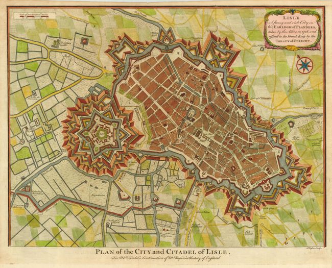 Plan of the City and Citadel of Lisle