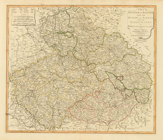 The Kingdom of Bohemia with the Duchy of Silesia and the Marquisates of Moravia and Lusatia