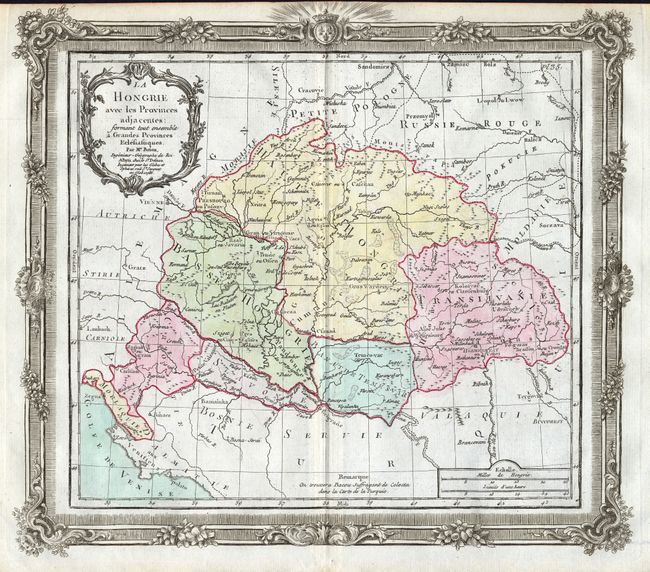 La Hongrie avec les Provinces adjacentes