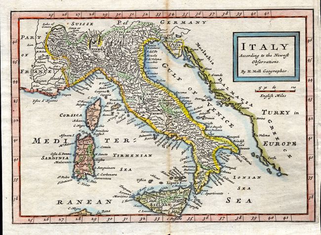 Italy According to the Newest Observations [with] The North Part of Italy Comprehending the Dutchies of Savoy, Milan, Parma, Mantua, Modena, Tuscany, &c. The Republiques of Venice, Genoa, Luca &c.