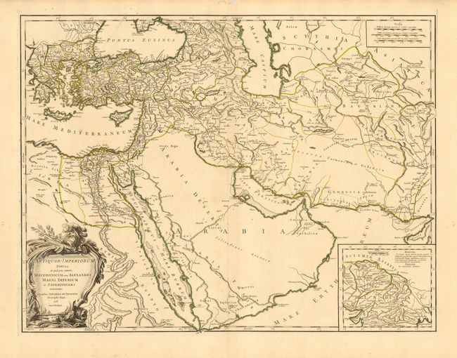 Antiquor? Imperiorum Tabula, in qua prae coeteris, Macedonicum seu Alexandri Magni Imperium et expeditiones exarantur