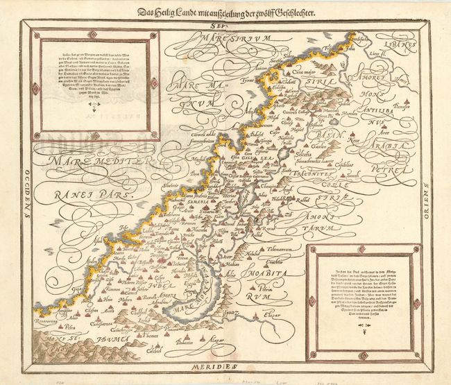 Das Heilig Landt mit Ausztheilung der Zwolff Geschlechter