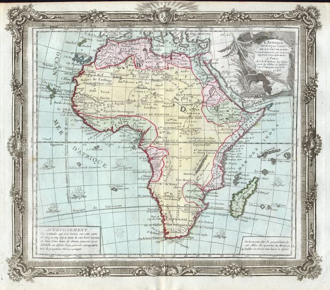 L'Afrique Dressee pour l' etude de la Geographie