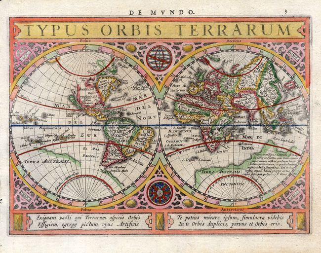 Typus Orbis Terrarum [with] Americae Descriptio [and] Asia [and]  Africae Descriptio [and] Europae Nova Tabula