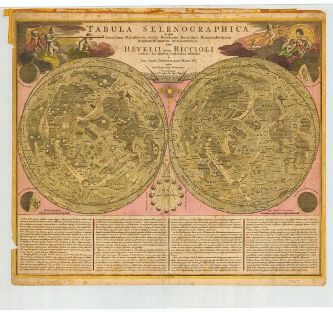 Tabula Selenographica in qua Lunarium Macularum exacta Descriptio secundum Nomenclaturam