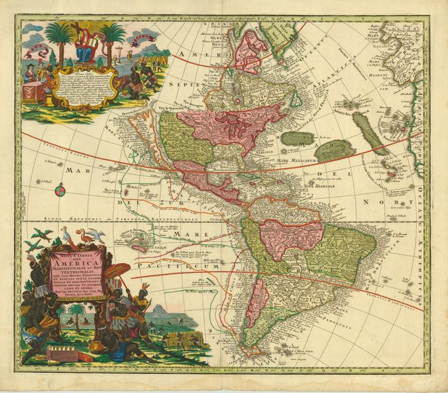 Novus Orbis Sive America Meridionalis et Septentrionalis per sua Regna Provincias et Insulas