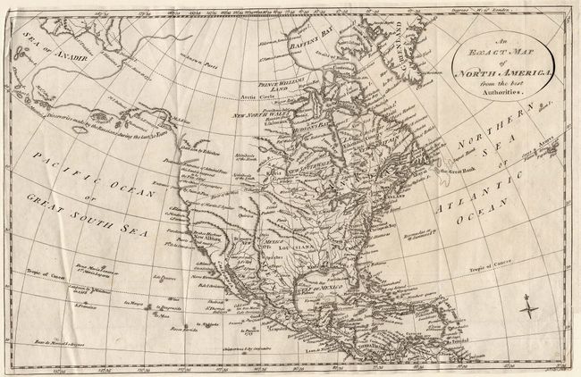 An Exact Map of North America, from the best Authorities