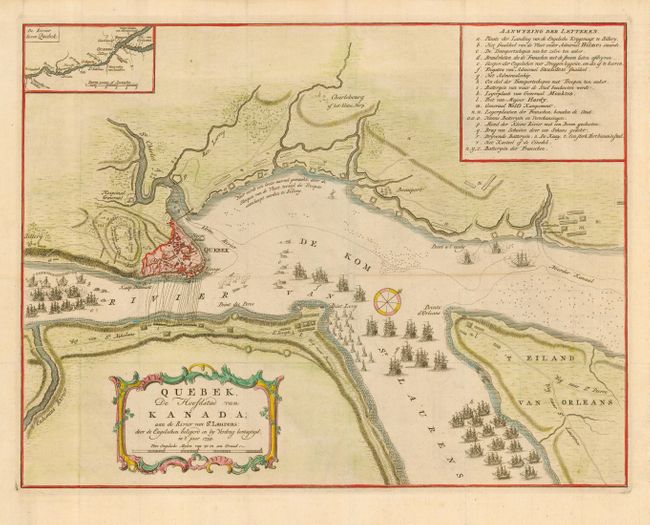 Quebek, De Hoofdstad van Kanada; aan de Rivier van St. Laurens