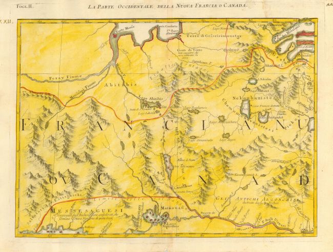 La Parte Occidentale della Nuova Francia o Canada