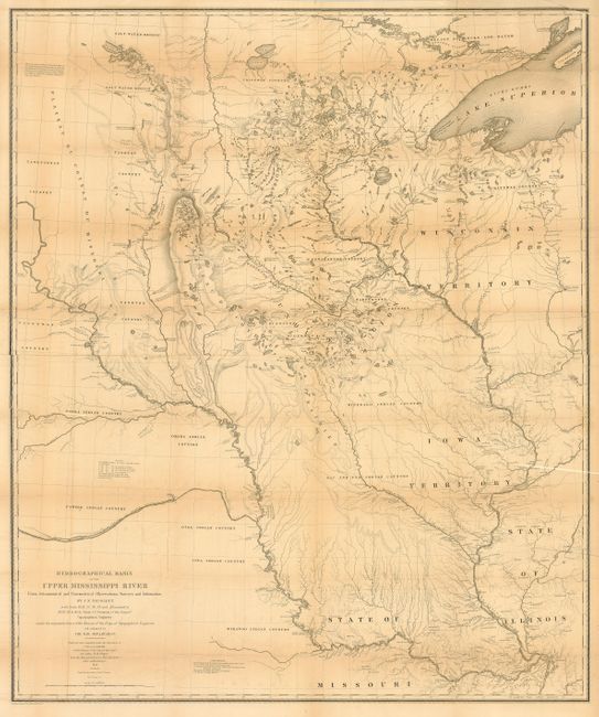 Hydrographical Basin of the Upper Mississippi River from Astronomical and Barometrical Observations, Surveys & Information