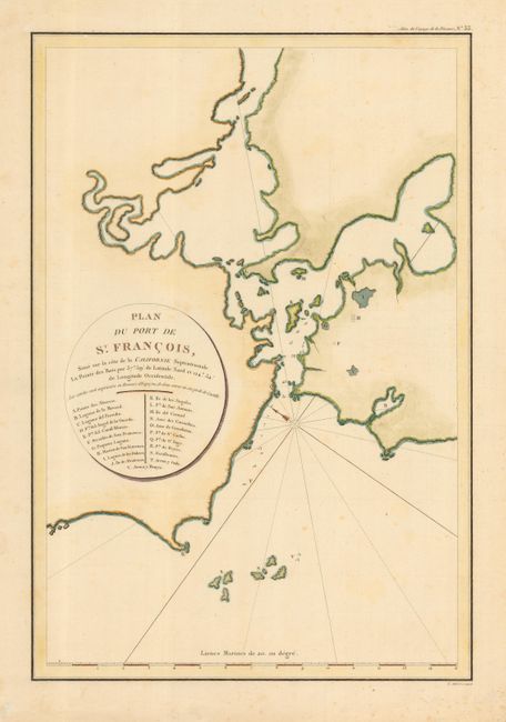 Plan du Port de St. Francois Situe sur la cote de la Californie Septentrionale