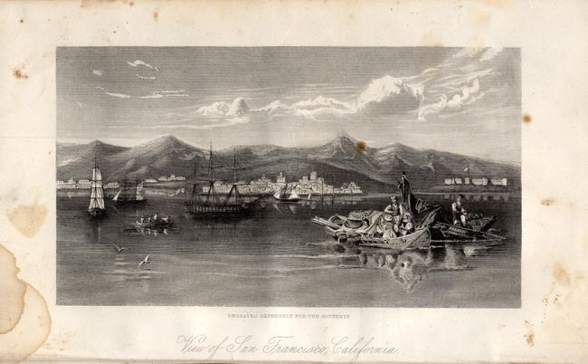 View of San Francisco, California.  Engraved Expressly for the Souvenir