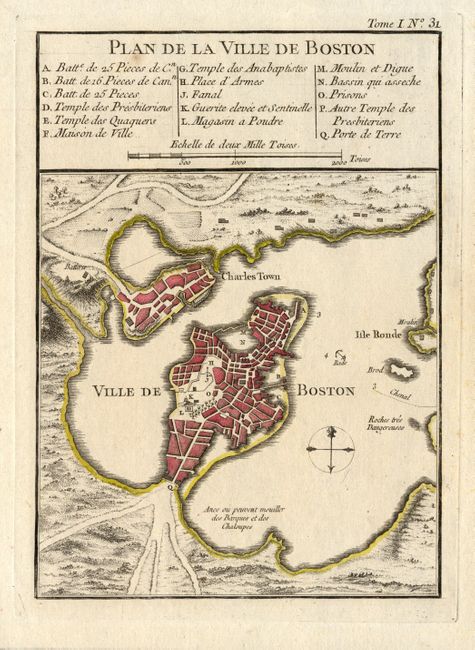 Plan de la Ville de Boston