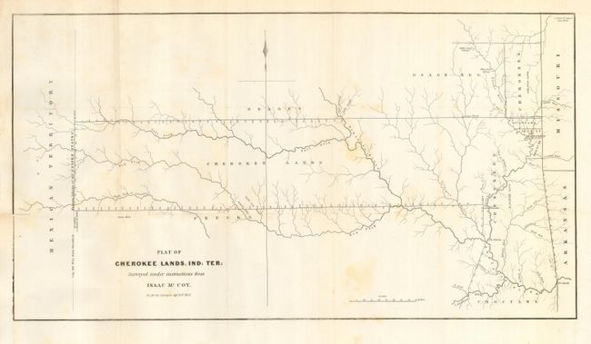 Plat of Cherokee Lands, Ind: Ter: