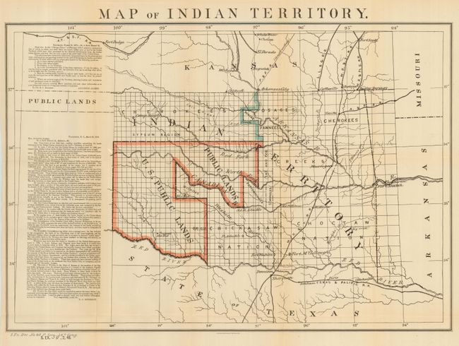 Map of Indian Territory