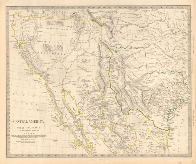 Central America I.  Including Yucatan, Belize  and the Southern States of Mexico [ in set with] Central America II. Including Texas, California and Northern States of Mexico