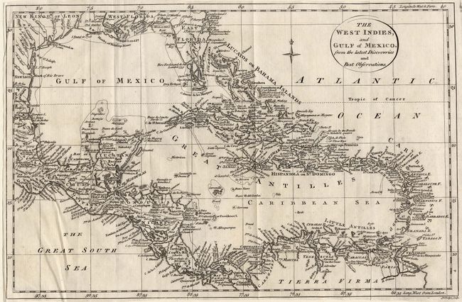 The West Indies, and Gulf of Mexico, from the latest Discoveries and Best Observations