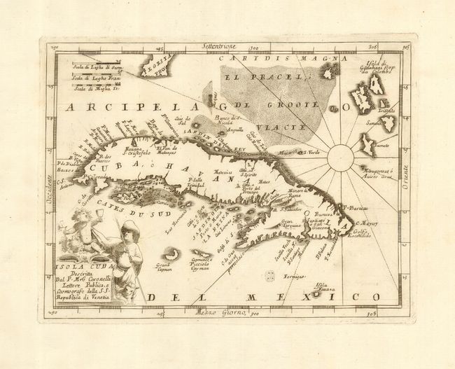Isola Cuba Descritta Dal P. Mro. Coronelli Lettore Publica