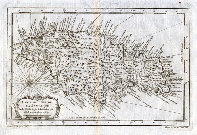 Carte de l'Isle de la Jamaique