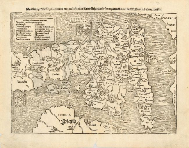 Das Kunigreich Engellandt mit dem Anstossenden Reich Schottlandt so vor Zeiten Albion und Britannia haben Geheissen