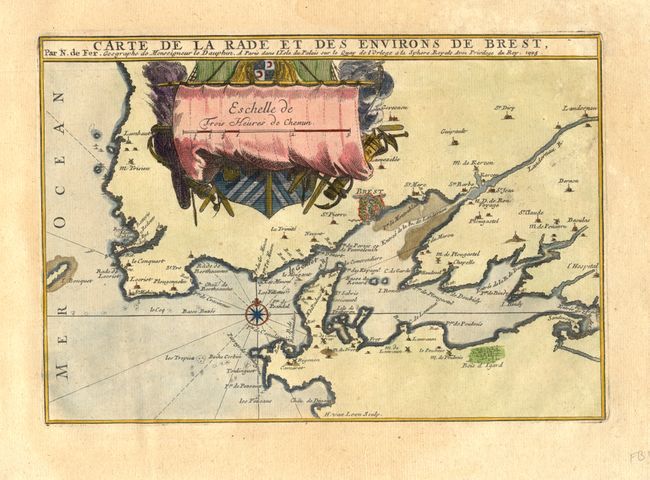Carte de la Rade et des Environs de Brest