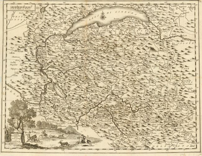 Carta Geografica del Ducato di Savoja
