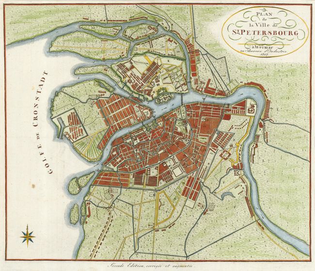 Plan de la Ville de St. Petersbourg