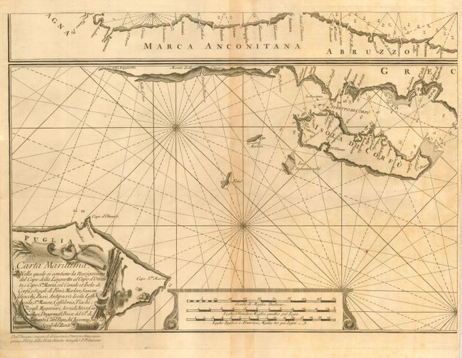 Carta Marittima, Nella quale si contiene la Navigazione dal Capo della Linguetta al Capo d'Otranto…