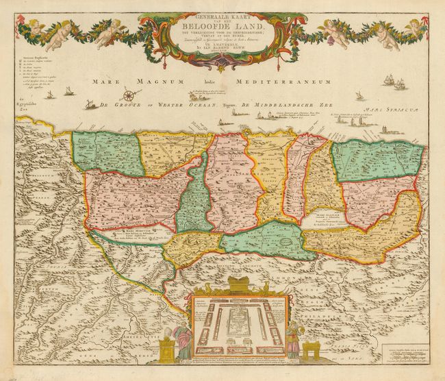 Generaale Kaart van het Beloofde Land, tot Verlichting Voor de Geschiedenisse; Vervat in den Bybel
