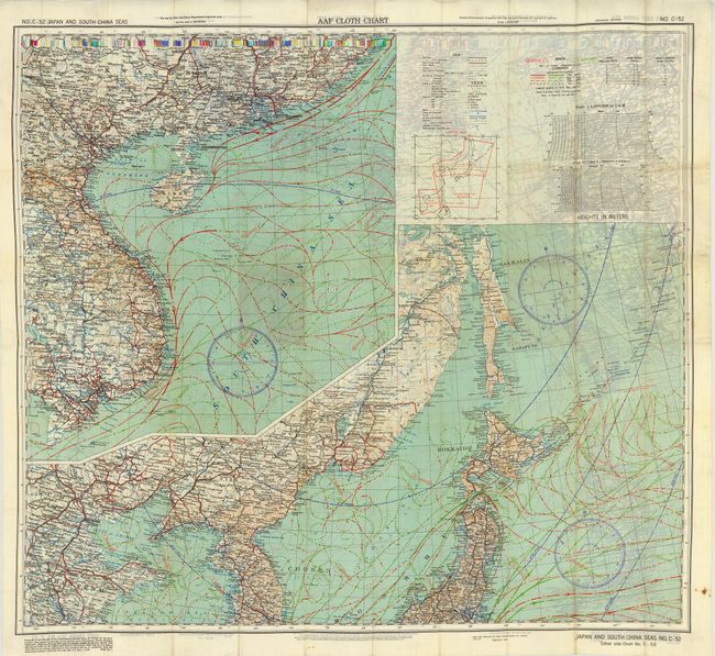 No. C 52 Japan and South China Seas [on verso] No. C 53 East China Sea