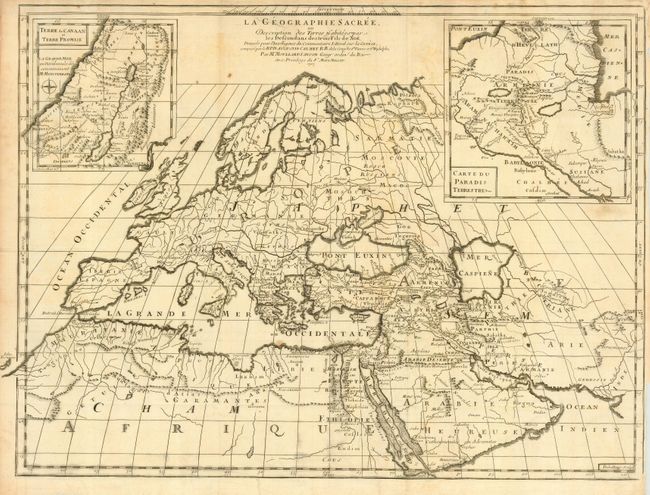 La Geographie Sacree, ou Description des Terres Habitees  par les Descendans destrois Fils de Noe