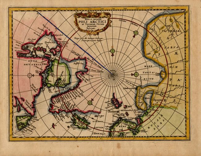 Nova et Accurata Poli Arctici et Terrarum Circum Jacentium Descriptio