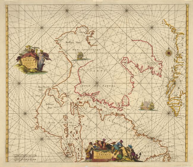 Septentrionaliora Americae a Groenlandia, per Freta Davidis et Hudson, ad Terram Novam