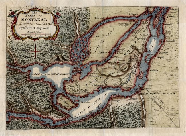 The Isles of Montreal, as they have been Survey'd by the French Engineers