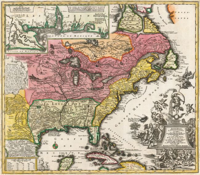 Accurata delineatio celeberrimae Regionis Ludovicianae vel Gallice Louisiane ol Canadae et Floridae adpellatione in Septemtrionali America descripta quae hodie nomine fluminis Mississippi vel St. Louis