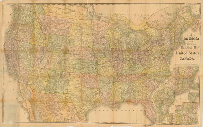 Rand McNally & Co.'s New Official Railroad Map of the United States and Canada