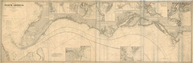 Chart of North America from Boston to the Strait of Florida and Havana