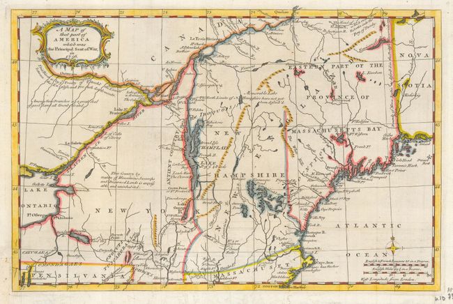 A Map of that part of America which was the Principal Seat of War, in 1756