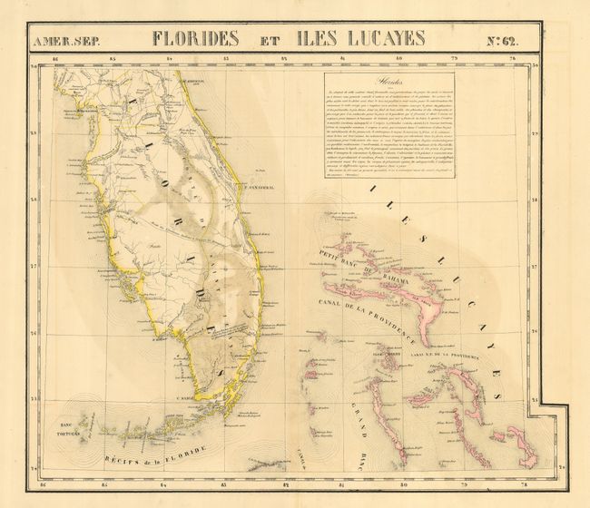 Amer. Sep. No. 62 - Florides et Iles Lucayes