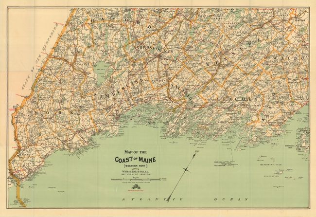Map of the Coast of Maine [Western Part]