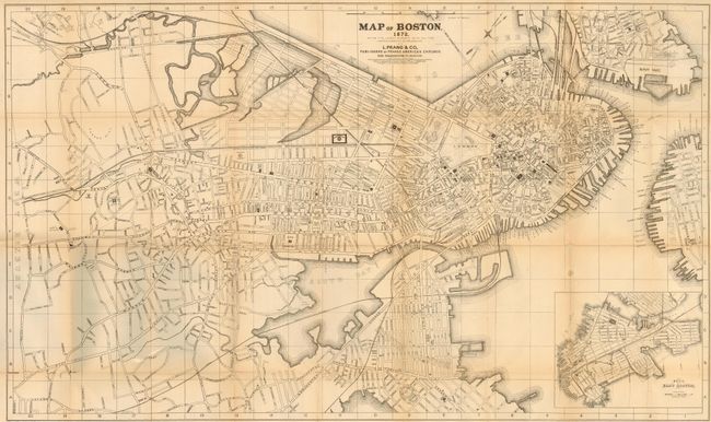 Map of Boston, 1872, after the latest surveys with all the improvments in progress